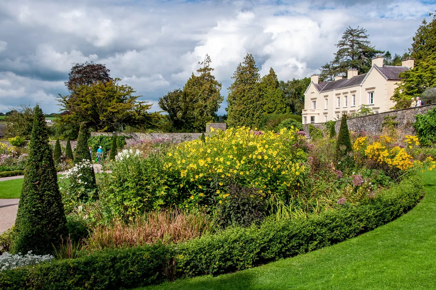 Photo of Aberglasney Gardens, a garden near Llangathen, Carmarthenshire, south west Wales.
