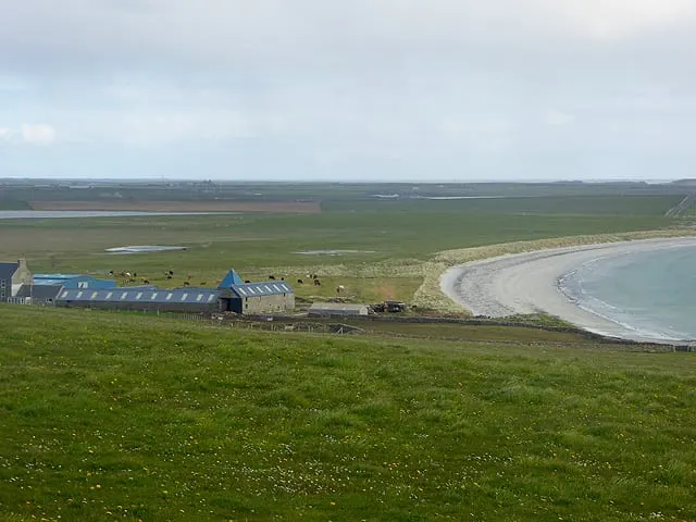 Photo of Backaskaill Beach, a beach in the Orkney Islands, the Scottish Highlands and Islands.