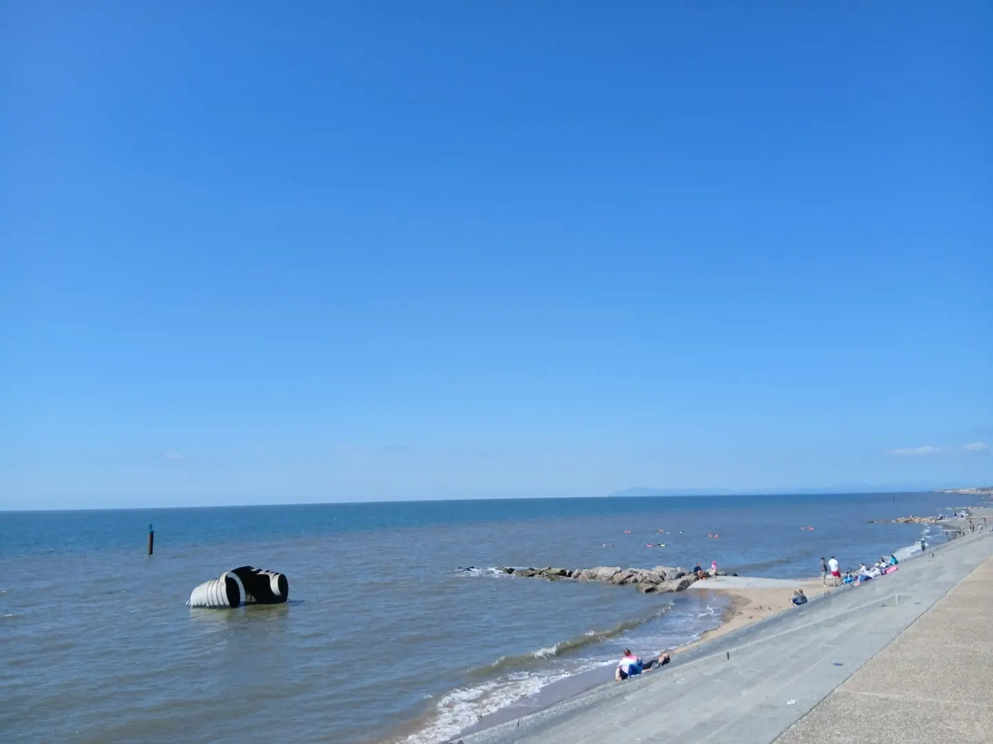 Photo of Cleveleys, a swimming spot near Poulton-le-Fylde, Lancashire, north west England.