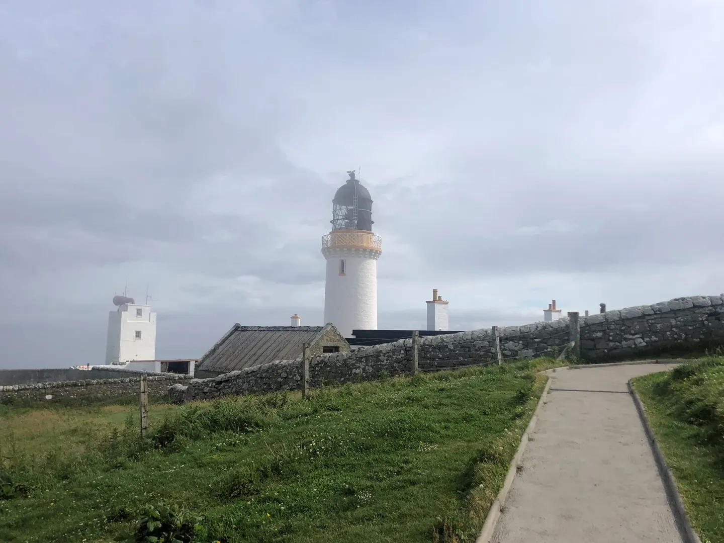 Photo of Dunnet Head Lighthouse, a lighthouse in Highland, the Scottish Highlands and Islands.
