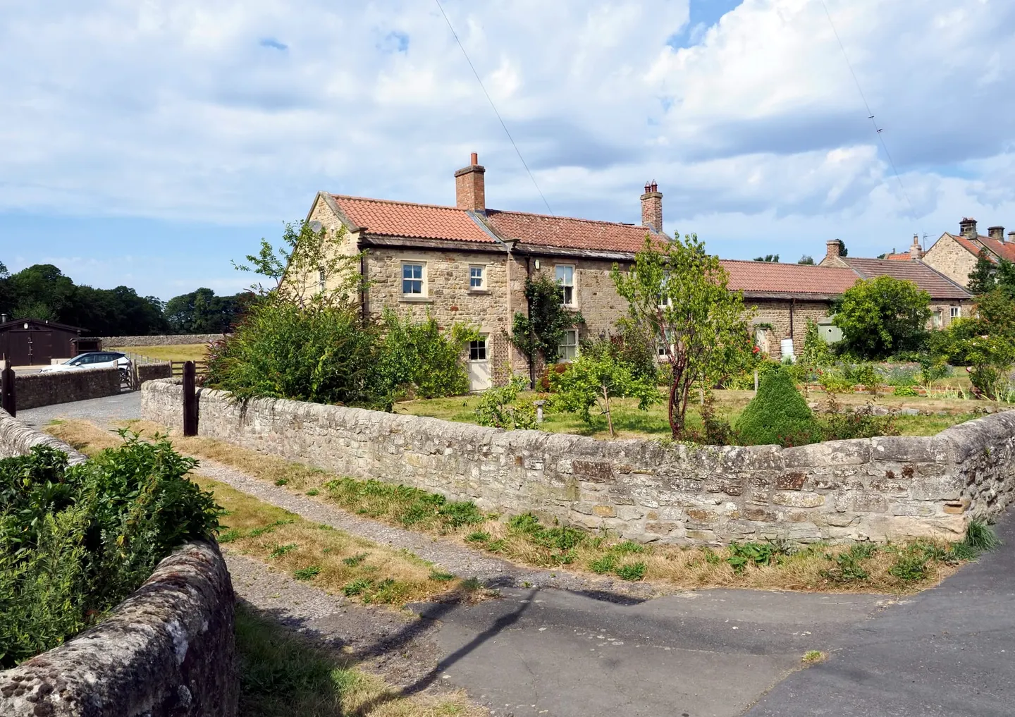 Photo of Whorlton, a village in County Durham, north east England.
