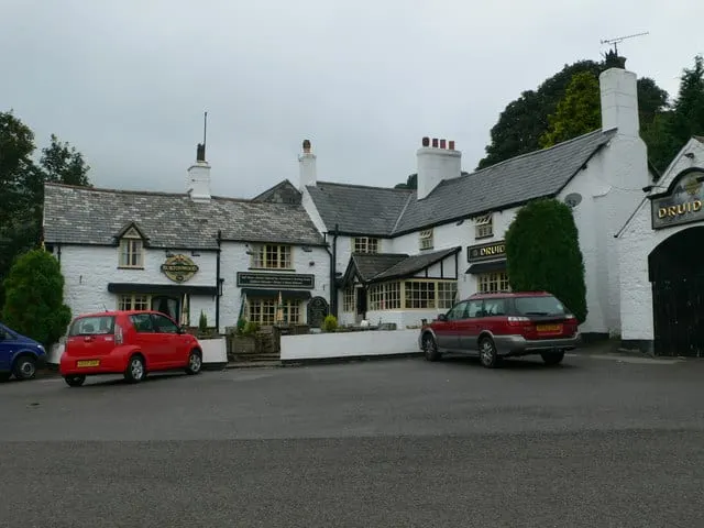 Photo of The Druid Inn (Llanferres), a pub in the Clwydian Range & Dee Valley, Denbighshire, north Wales.