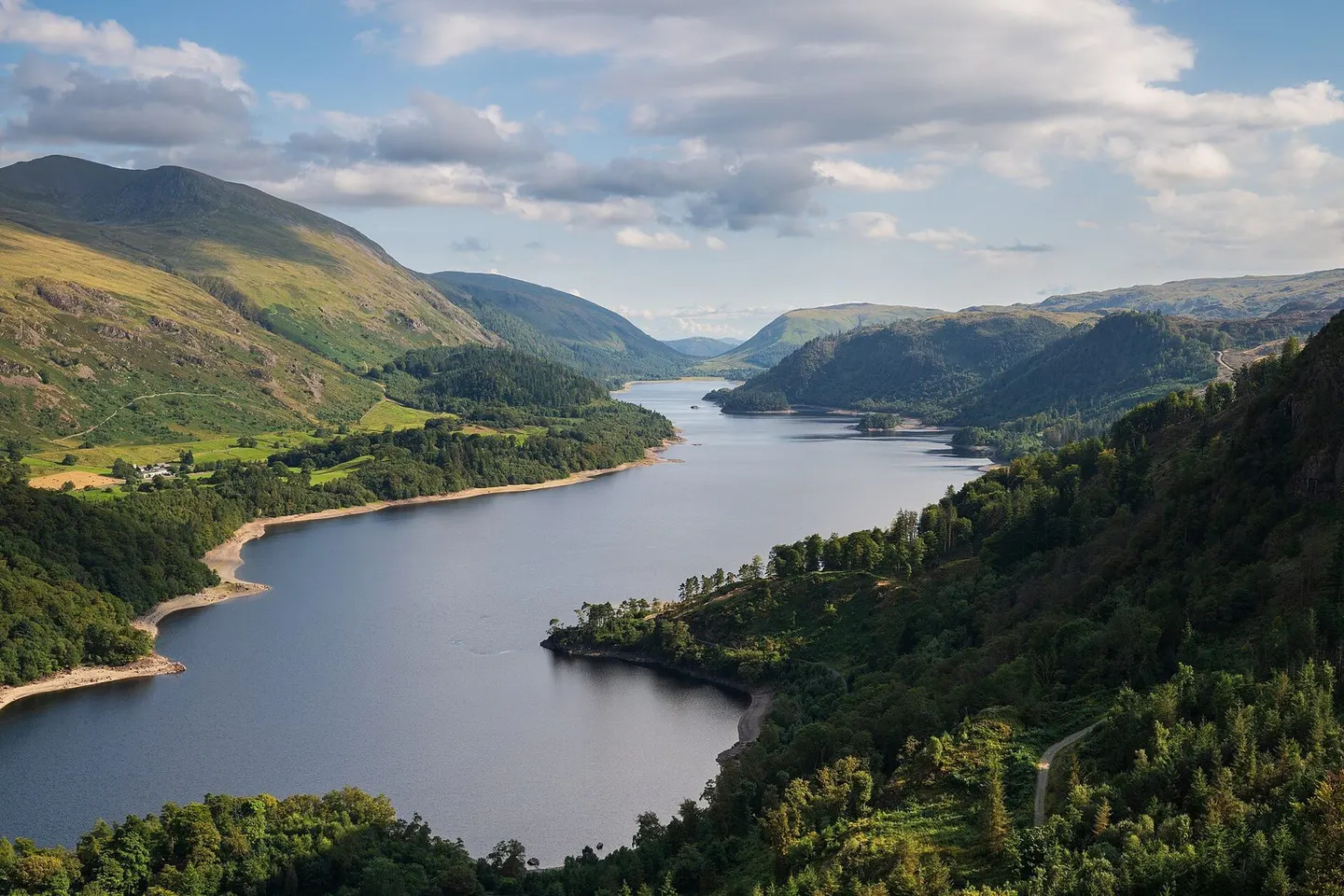 Photo of Thirlmere, a reservoir near Watendlath in the Lake District, Cumbria, north west England.