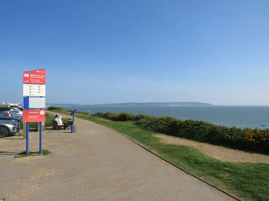Photo of Milford-on-sea, a swimming spot near Milford on Sea, Hampshire, south east England.