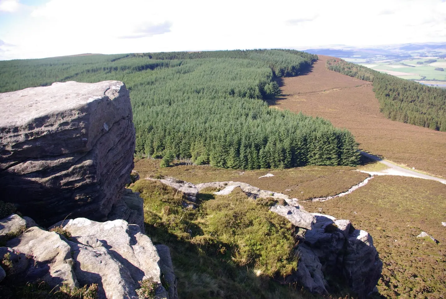 Photo: Simonside, a viewpoint near Rothbury, Northumberland, north east England.
