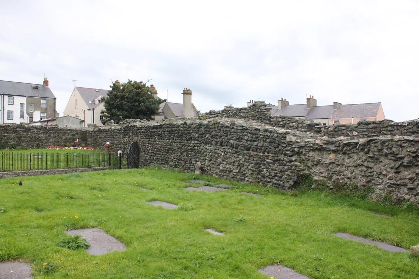 Photo of Caer Gybi, a Roman fort near Holyhead, Anglesey, north Wales.