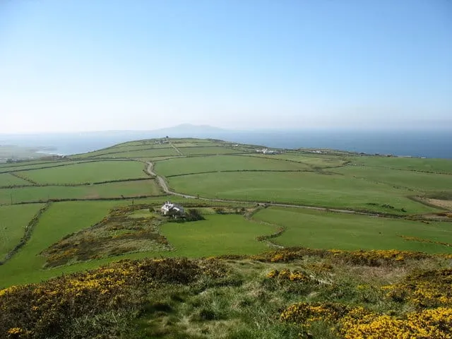 Photo of Mynydd y Garn, a country estate near Cemaes, Anglesey, north Wales.