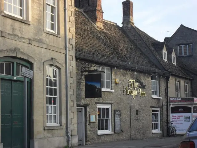 Photo of The Plough, a gastropub near Kingham, Oxfordshire, south east England.