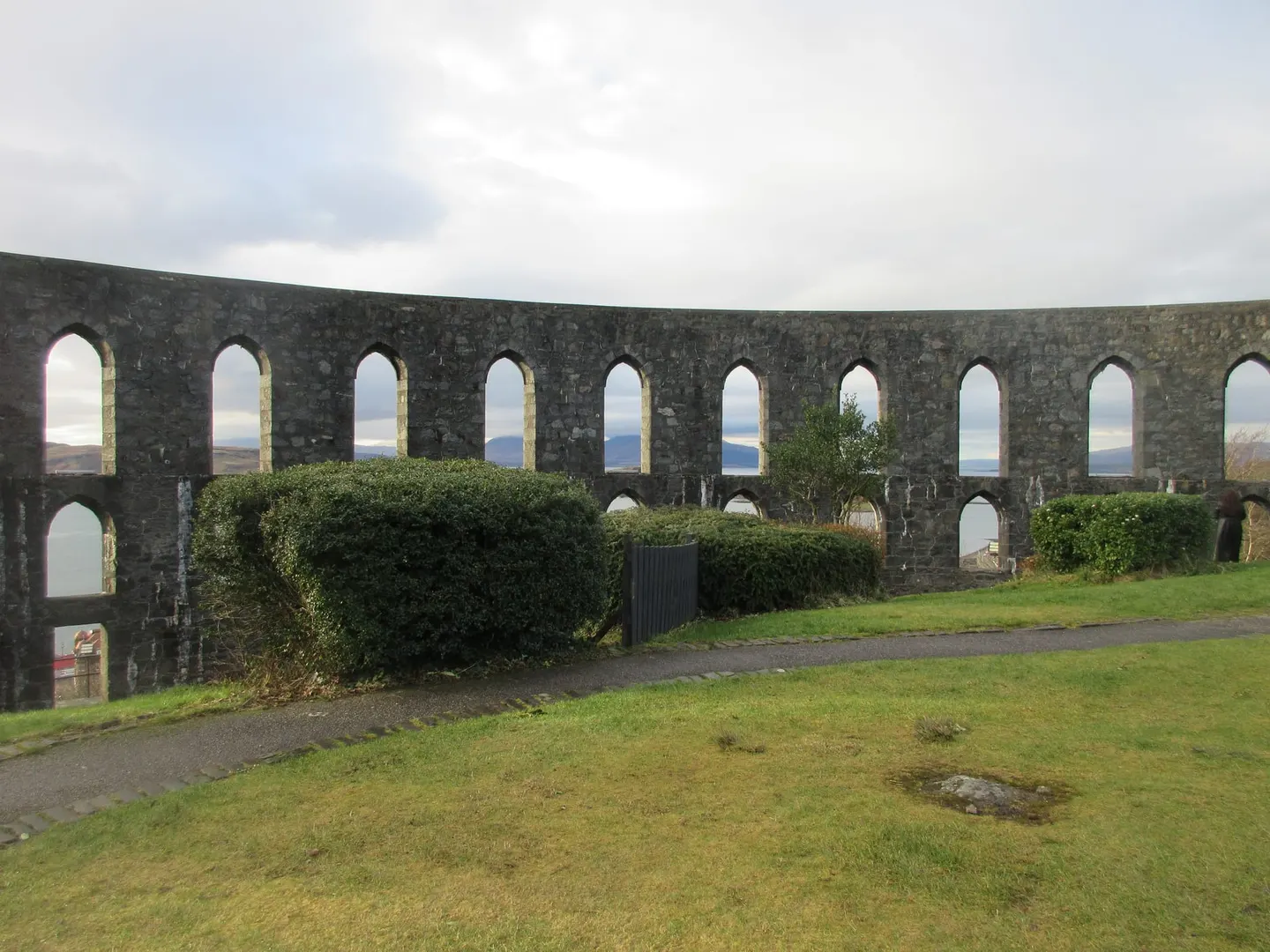 Photo: McCaig's Tower, a viewpoint near Oban, Argyll and Bute, the Scottish Highlands and Islands.