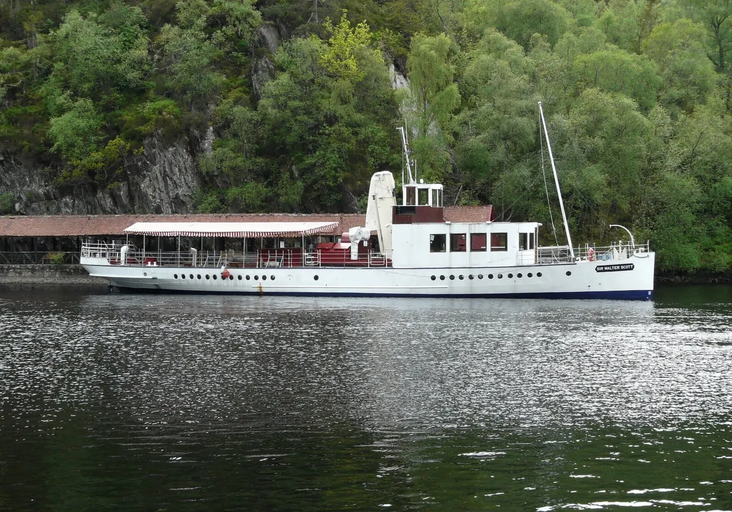 Photo of SS Sir Walter Scott (Loch Katrine), a visitor attraction near Brig o' Turk, Stirling, central Scotland.