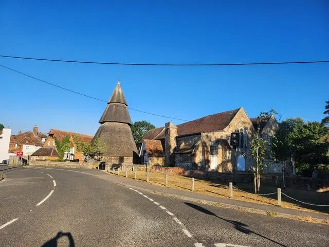 Photo of St Augustine's, Brookland, a church in Kent, south east England.