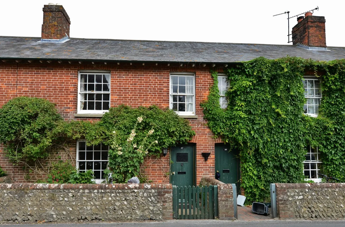 Photo of Firle (West Firle), a village in the South Downs, East Sussex, south east England.