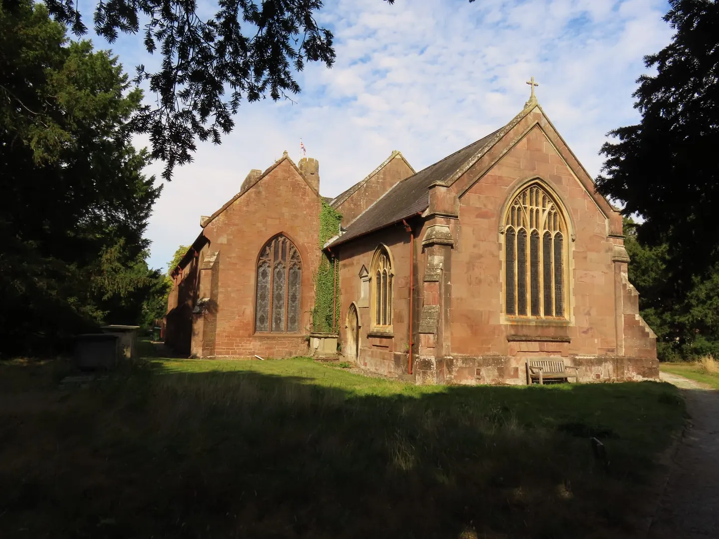 Photo of Overton-on-Dee, a village in Wrexham, north Wales.