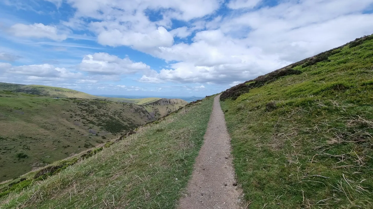 Photo of Carding Mill Valley&Long Mynd, a country estate near Church Stretton, Shropshire, central England.