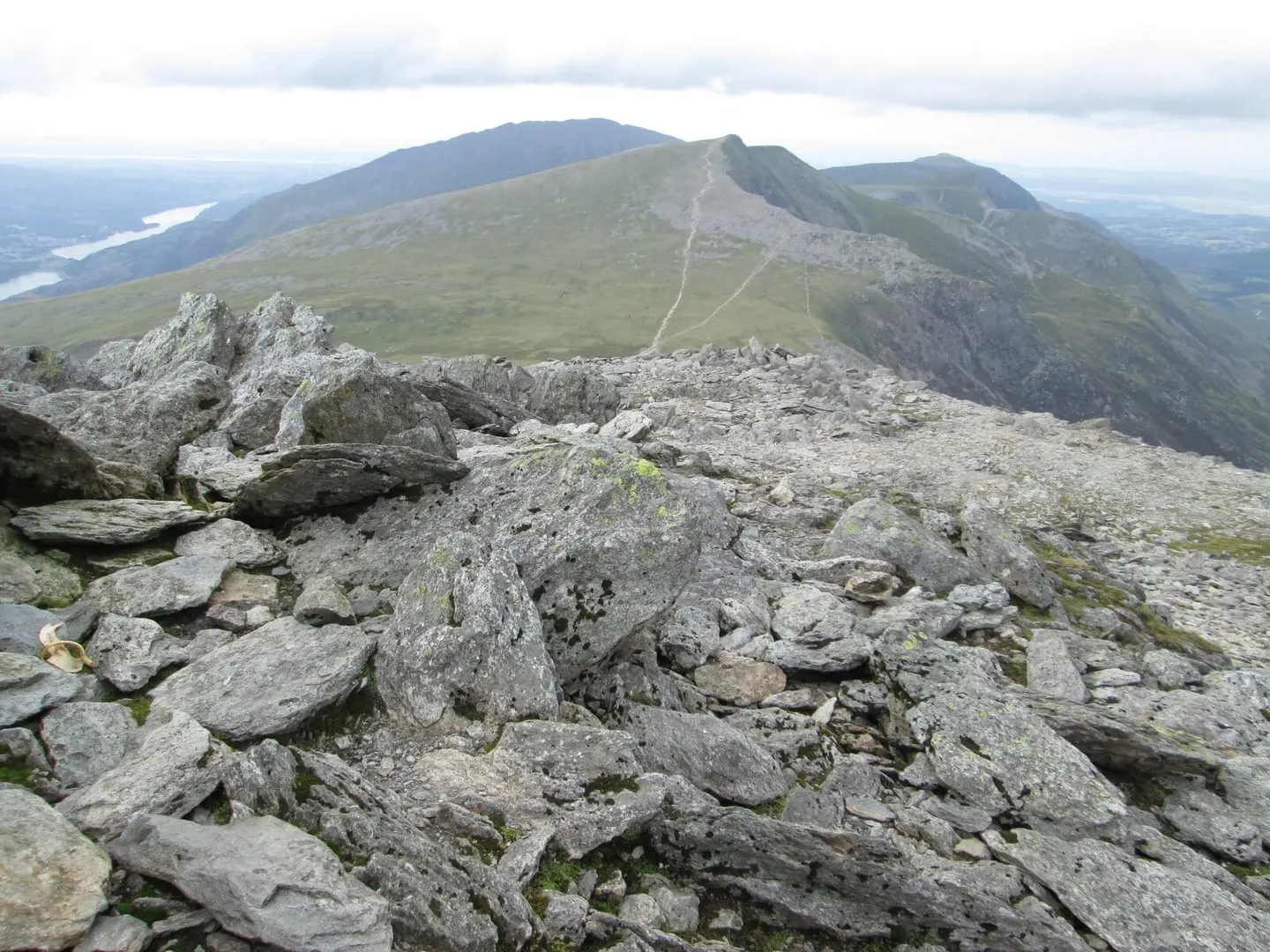 Photo: Y Garn (Glyderau), a 946m hill near Llanberis in Eryri, Gwynedd, north Wales.