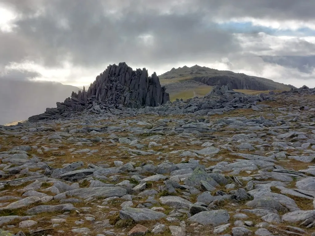 Photo: Castell y Gwynt, a 972m hill near Capel Curig in Eryri, Conwy, north Wales.