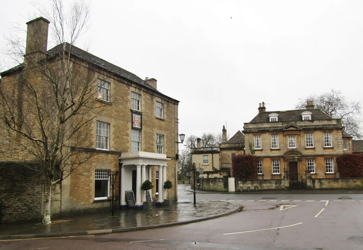 Photo of The Methuen Arms, a gastropub near Corsham, Wiltshire, south west England.