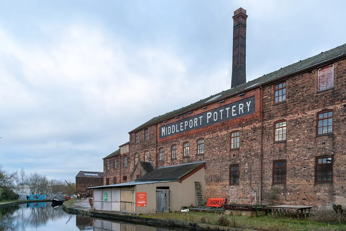 Photo of Middleport Pottery, a visitor attraction near Stoke-on-Trent, Staffordshire, central England.