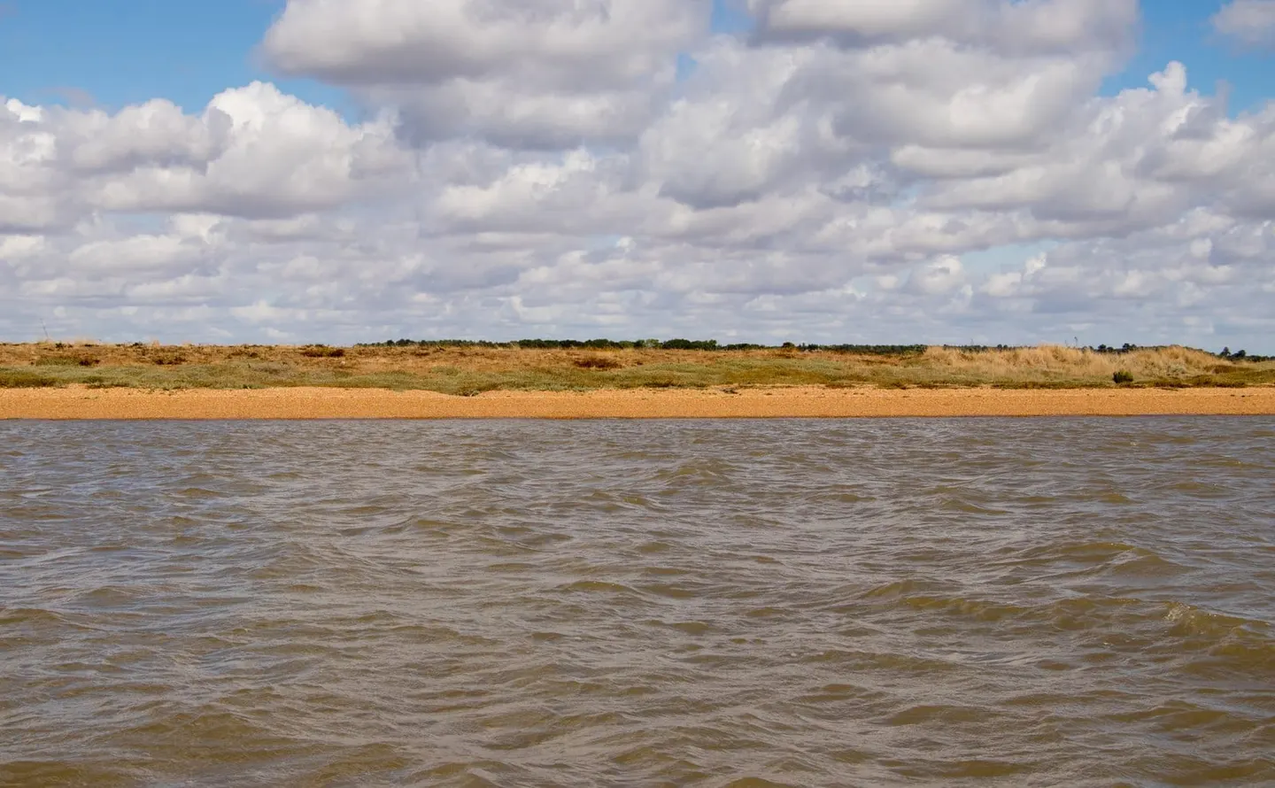 Photo of Havergate Island, an island in Suffolk, eastern England.