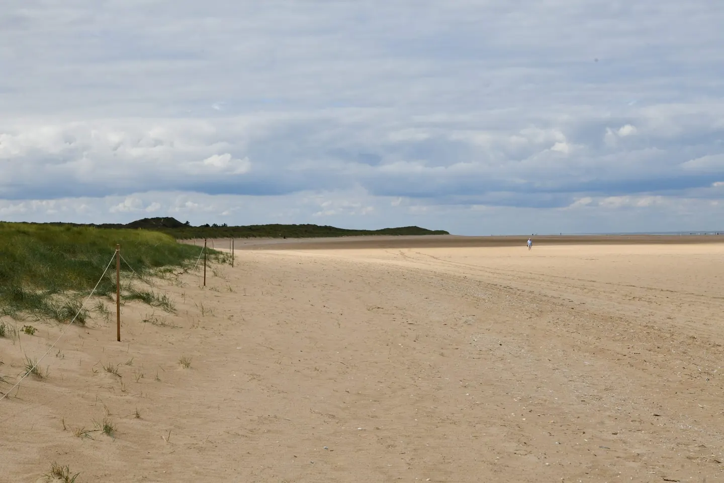 Photo of Holkham Beach, a beach near Wells-next-the-Sea, Norfolk, eastern England.