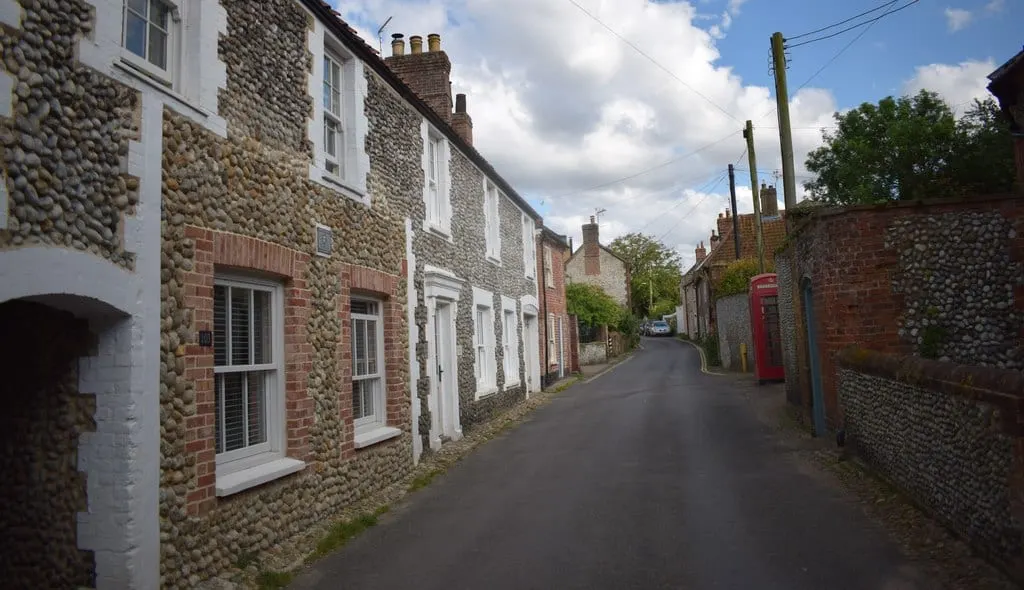 Photo of Blakeney, a village in Norfolk, eastern England.