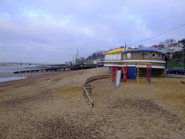 Photo of Southend Three Shells, a swimming spot near Southend-on-Sea, Essex, eastern England.