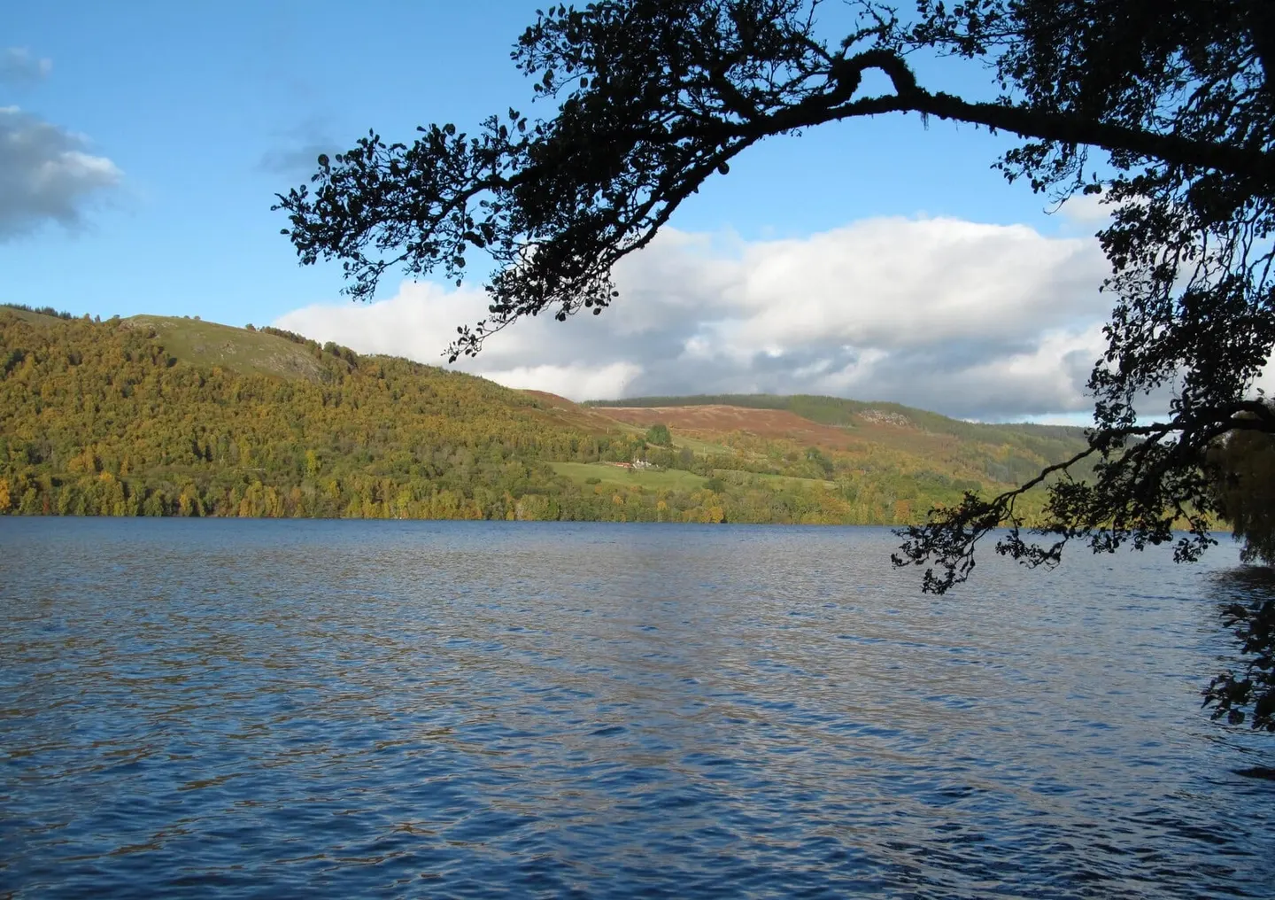 Photo of Loch Tummel, a reservoir near Blair Atholl, Perth and Kinross, central Scotland.