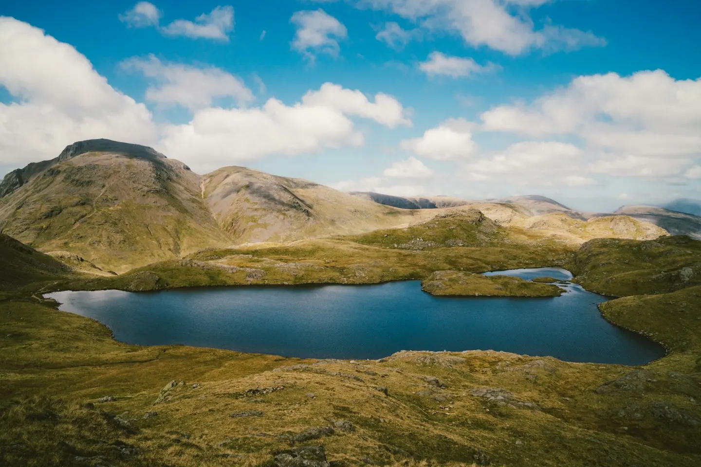 Photo of Sprinkling Tarn, a tarn near Wasdale Head in the Lake District, Cumbria, north west England.