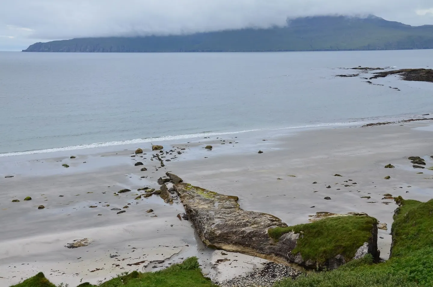 Photo of Singing Sands, a beach near Cleadale in the Small Isles, Highland, the Scottish Highlands and Islands.
