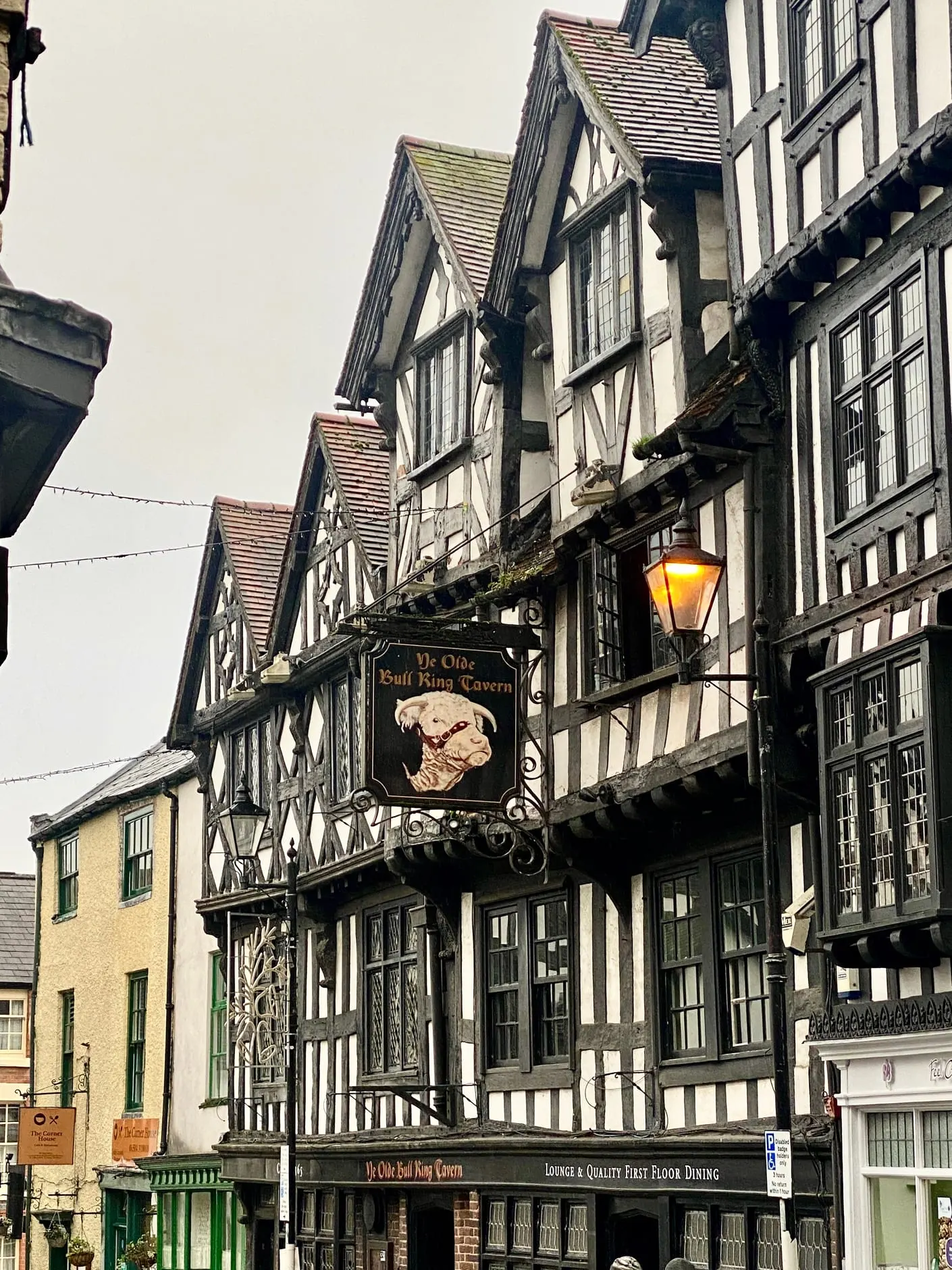 Photo of Ludlow, a village in Shropshire, central England.