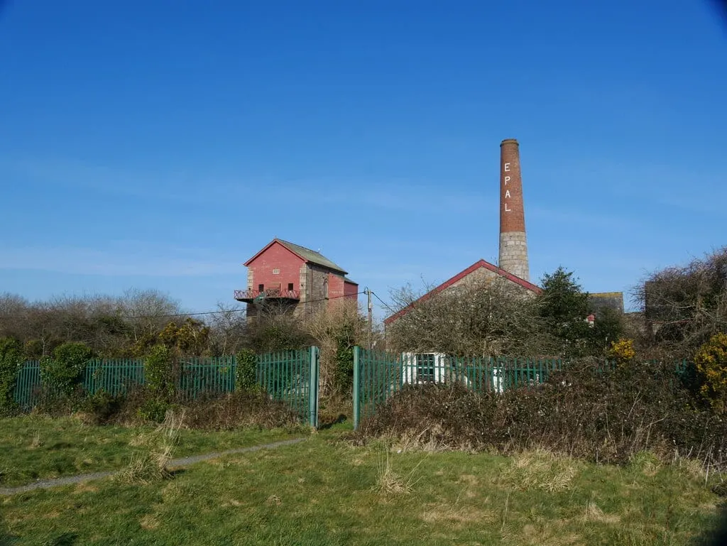 Photo of East Pool Mine, an ancient site near St Agnes, Cornwall, south west England.
