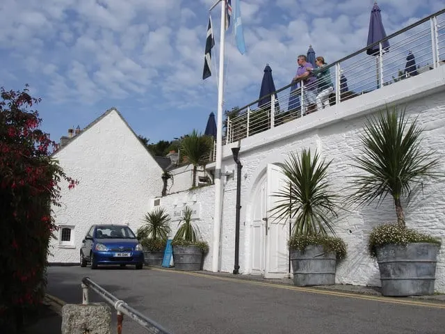 Photo of Hotel Tresanton, a restaurant near St Mawes, Cornwall, south west England.