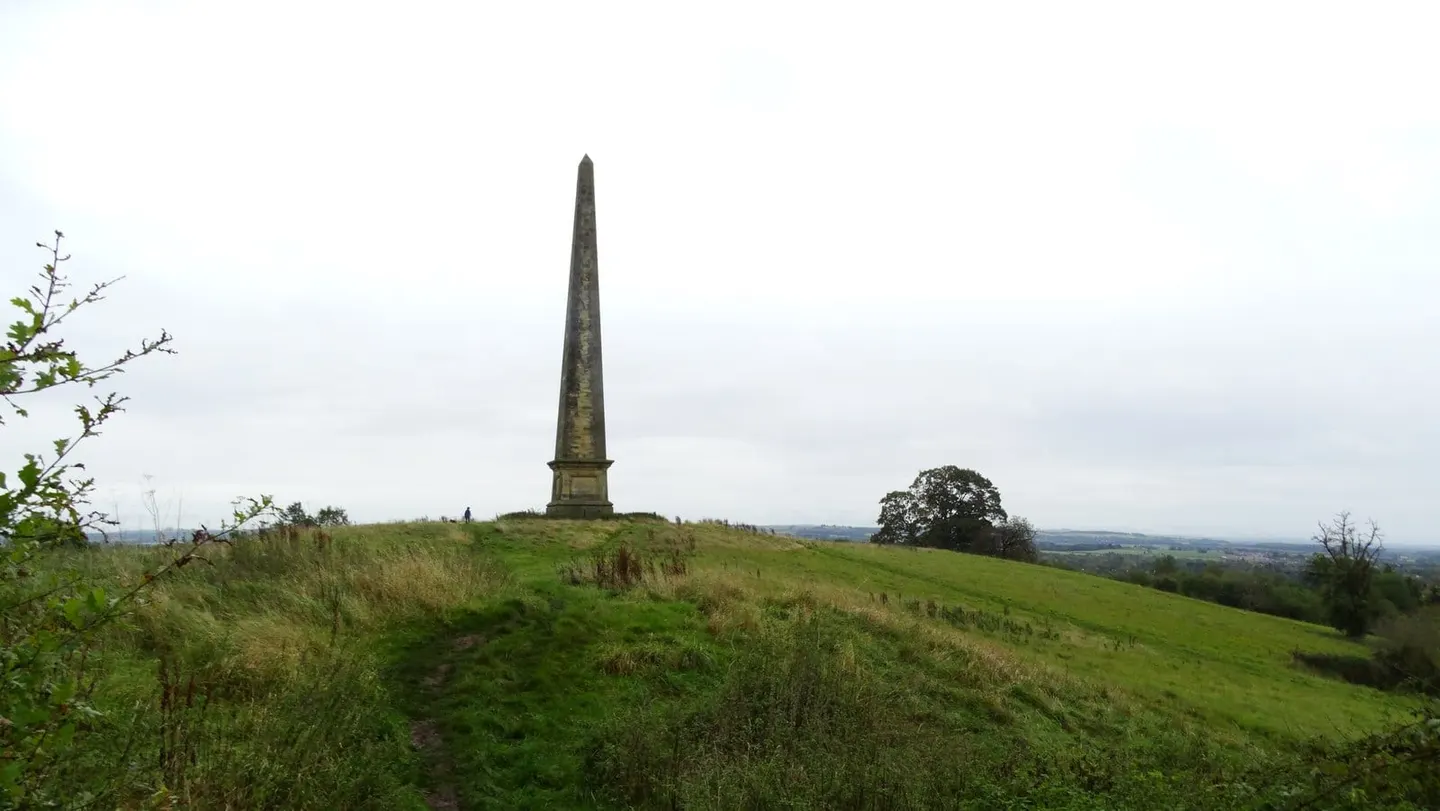 Photo: Welcombe Hills and Clopton Park, a viewpoint near Hampton Lucy, Warwickshire, central England.