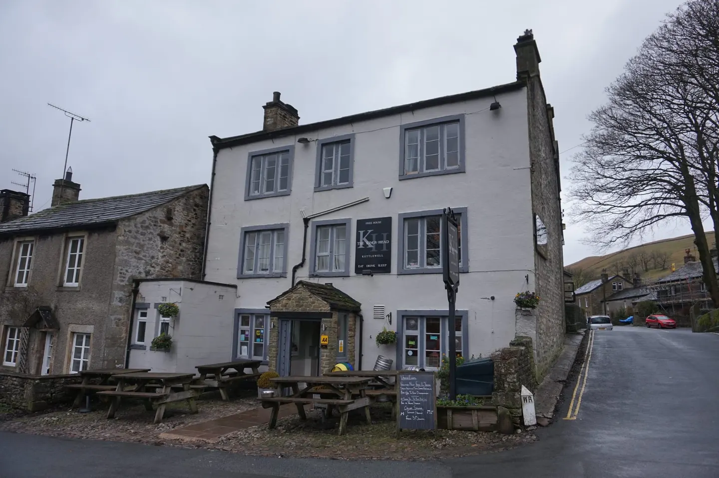 Photo of The Kings Head (Kettlewell), a pub in the Yorkshire Dales, North Yorkshire, northern England.