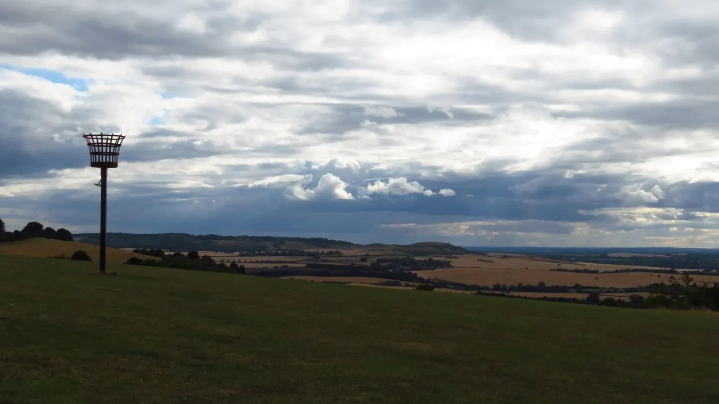 Photo: Dunstable Downs, a 243m hill near Ivinghoe in the Chilterns, Bedfordshire, eastern England.