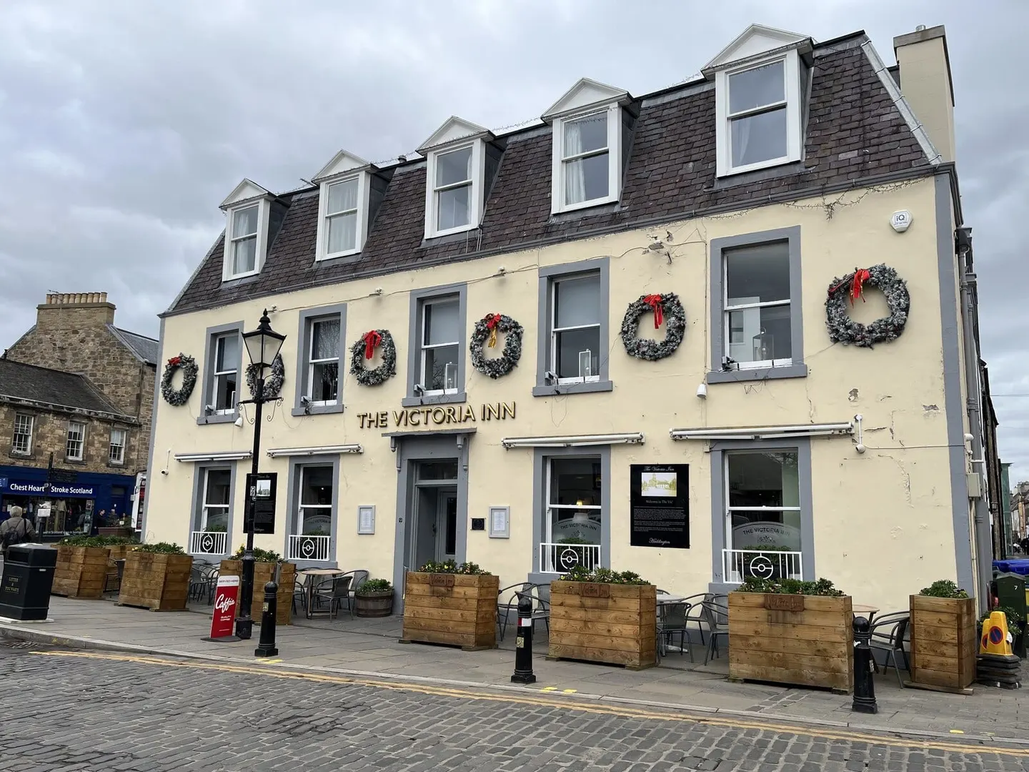 Photo of Haddington, a village in East Lothian, central Scotland.