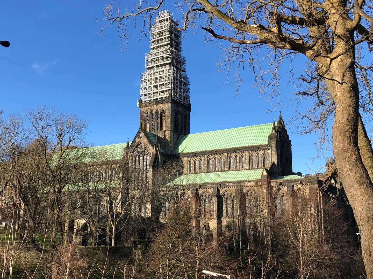 Photo of Glasgow Cathedral, a cathedral in Glasgow, central Scotland.