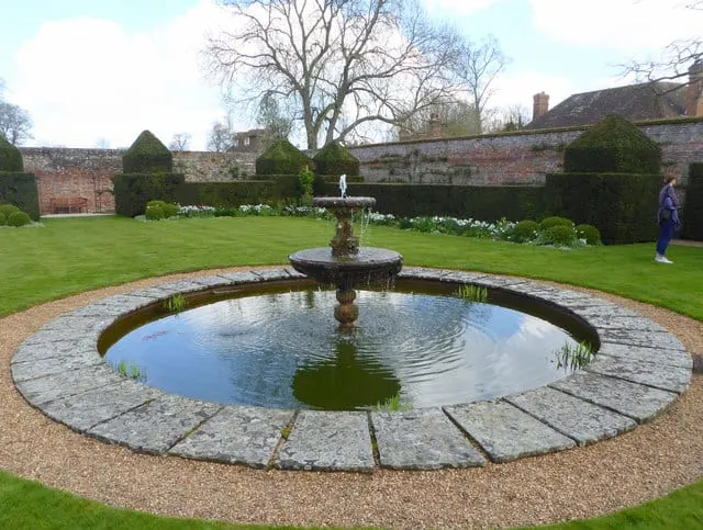 Photo of Godmersham Park, a Grade II* registered house & garden near Chilham, Kent, south east England.