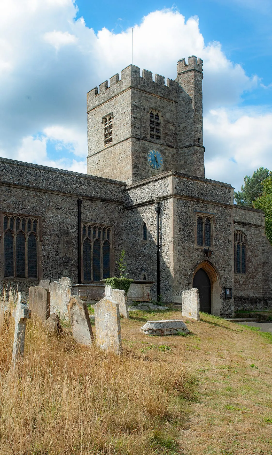 Photo of St Mary Magdalene, Cobham, a church in Kent, south east England.