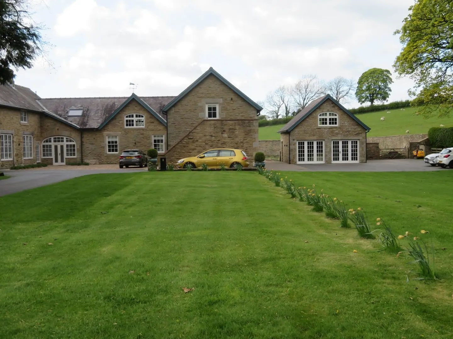 Photo of Cedar Tree Restaurant at Farlam Hall, a restaurant near Brampton, Cumbria, north west England.