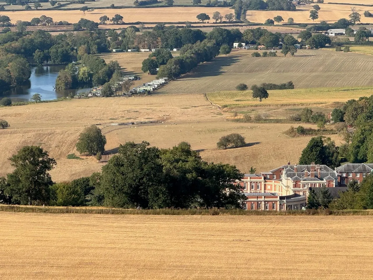 Photo of Hawkstone, a Grade I registered house & garden near Hodnet, Shropshire, central England.