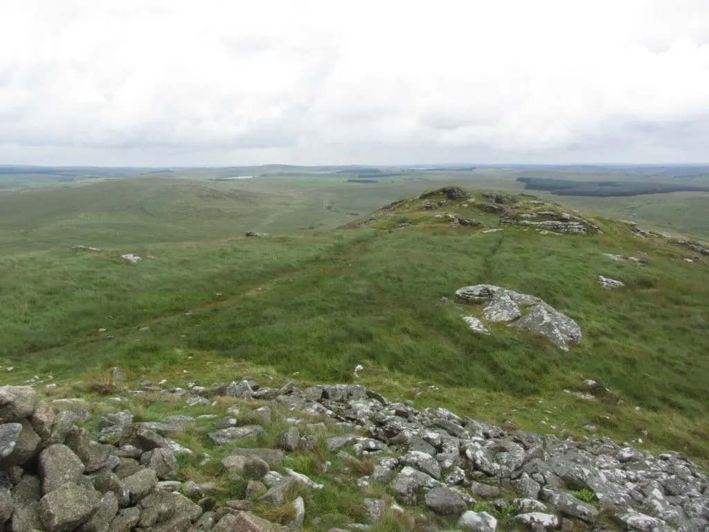 Photo: Brown Willy, a 420m hill near St Breward, Cornwall, south west England.