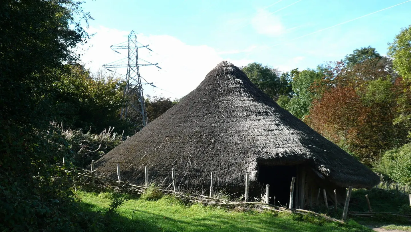 Photo of Chiltern Open Air Museum, a visitor attraction near Chalfont St Giles in the Chilterns, Buckinghamshire, south east England.