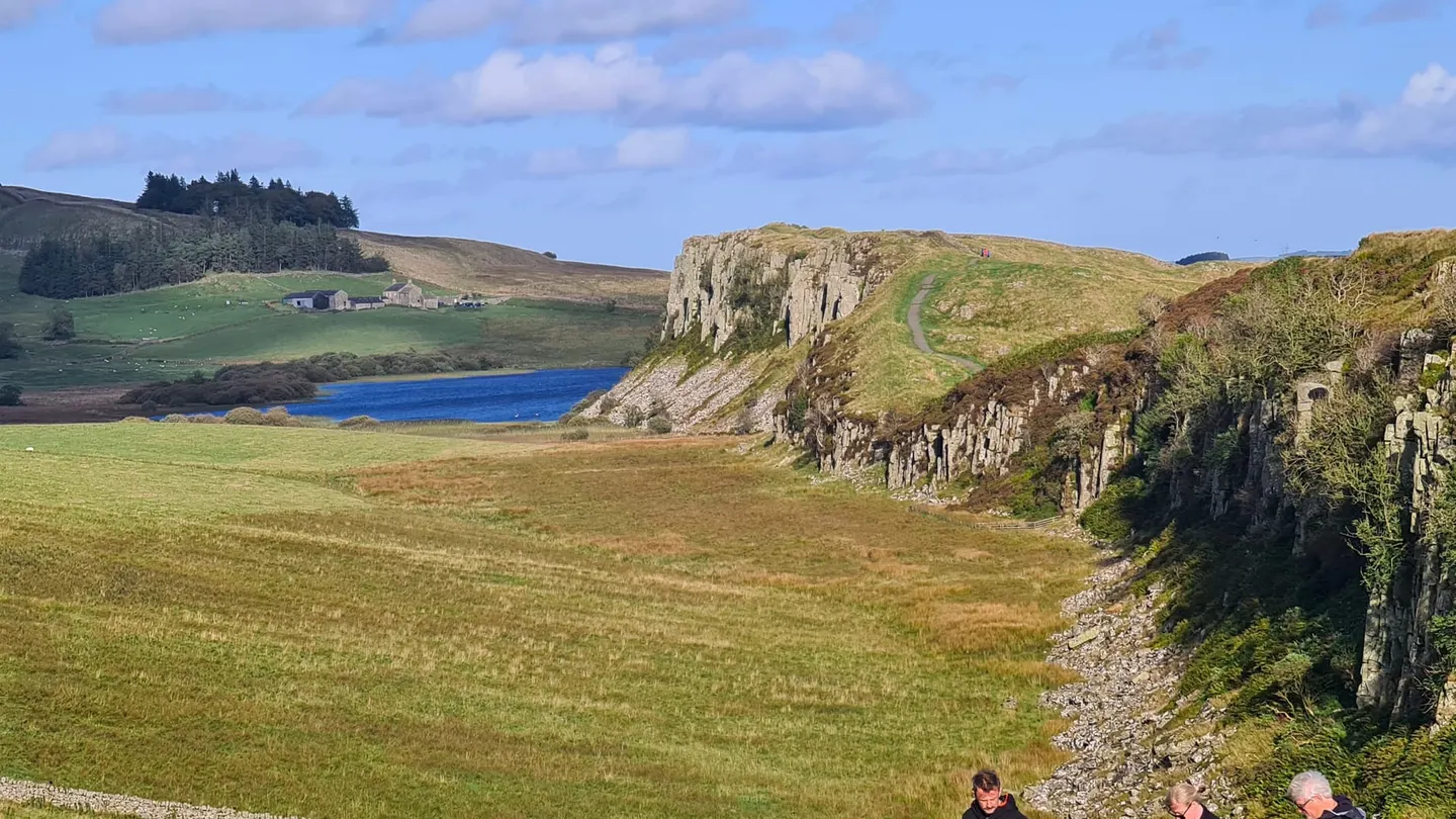 Photo of Crag Lough, a lough near Bardon Mill, Northumberland, north east England.