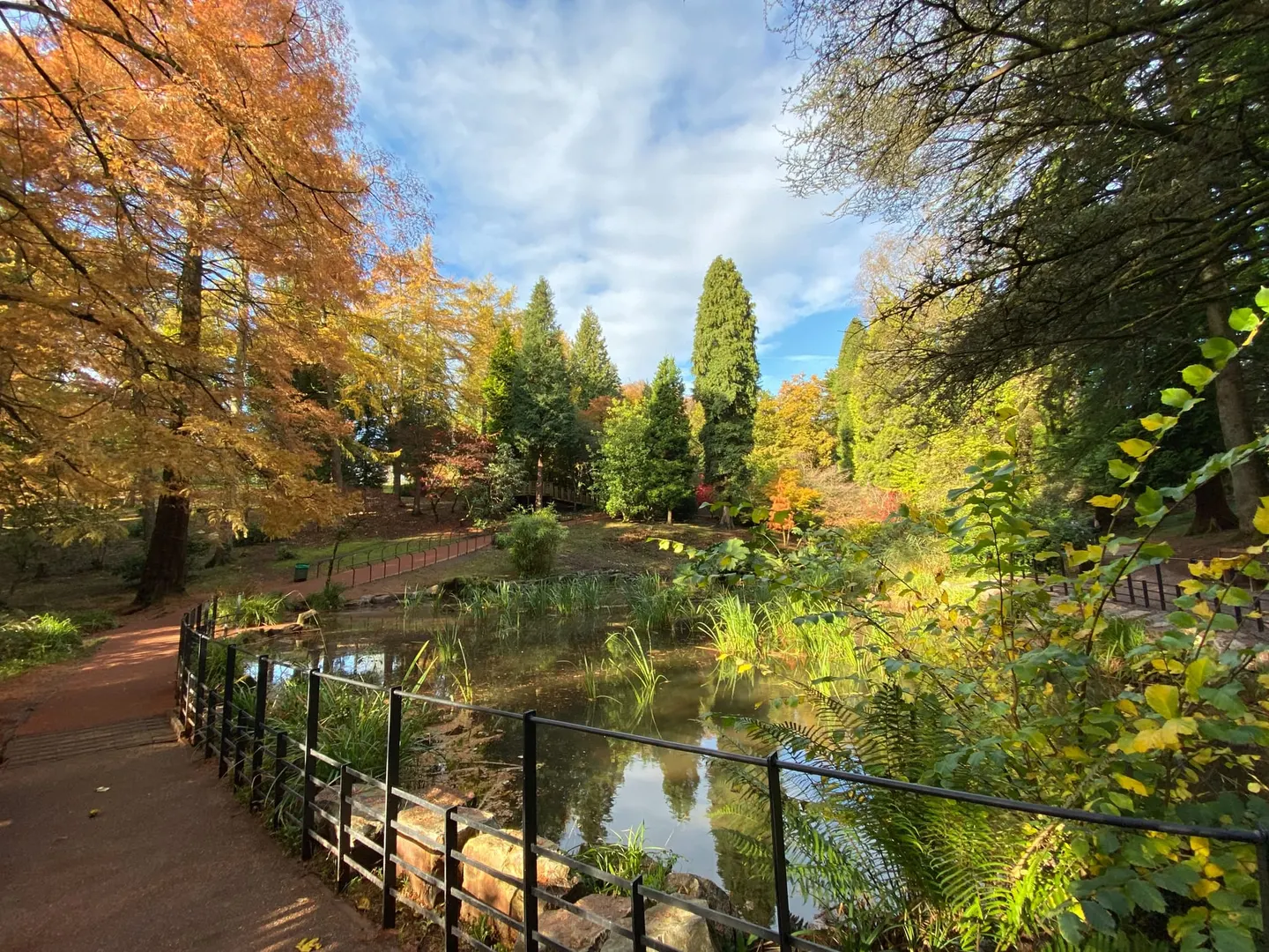 Photo of Cefn Onn Park, a garden near Lisvane, Cardiff, south east Wales.