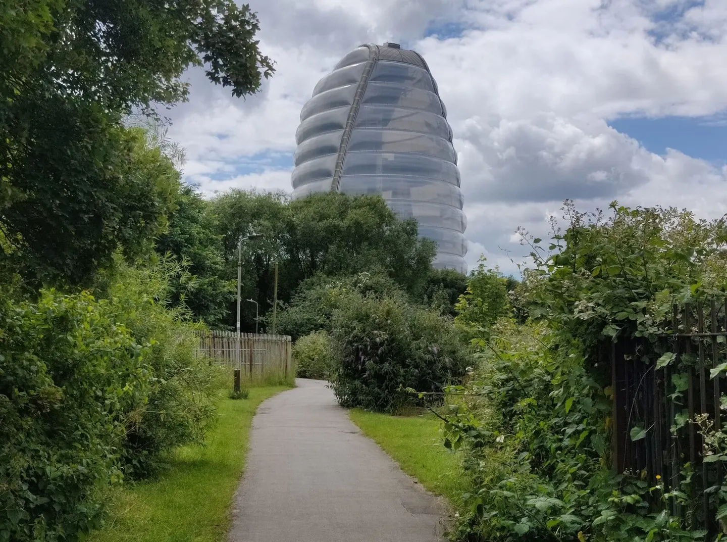 Photo of National Space Centre, a visitor attraction in Leicestershire, central England.