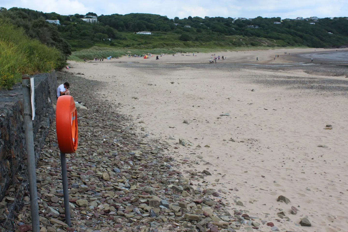 Photo of Freshwater East, a beach near Stackpole, Pembrokeshire, south west Wales.