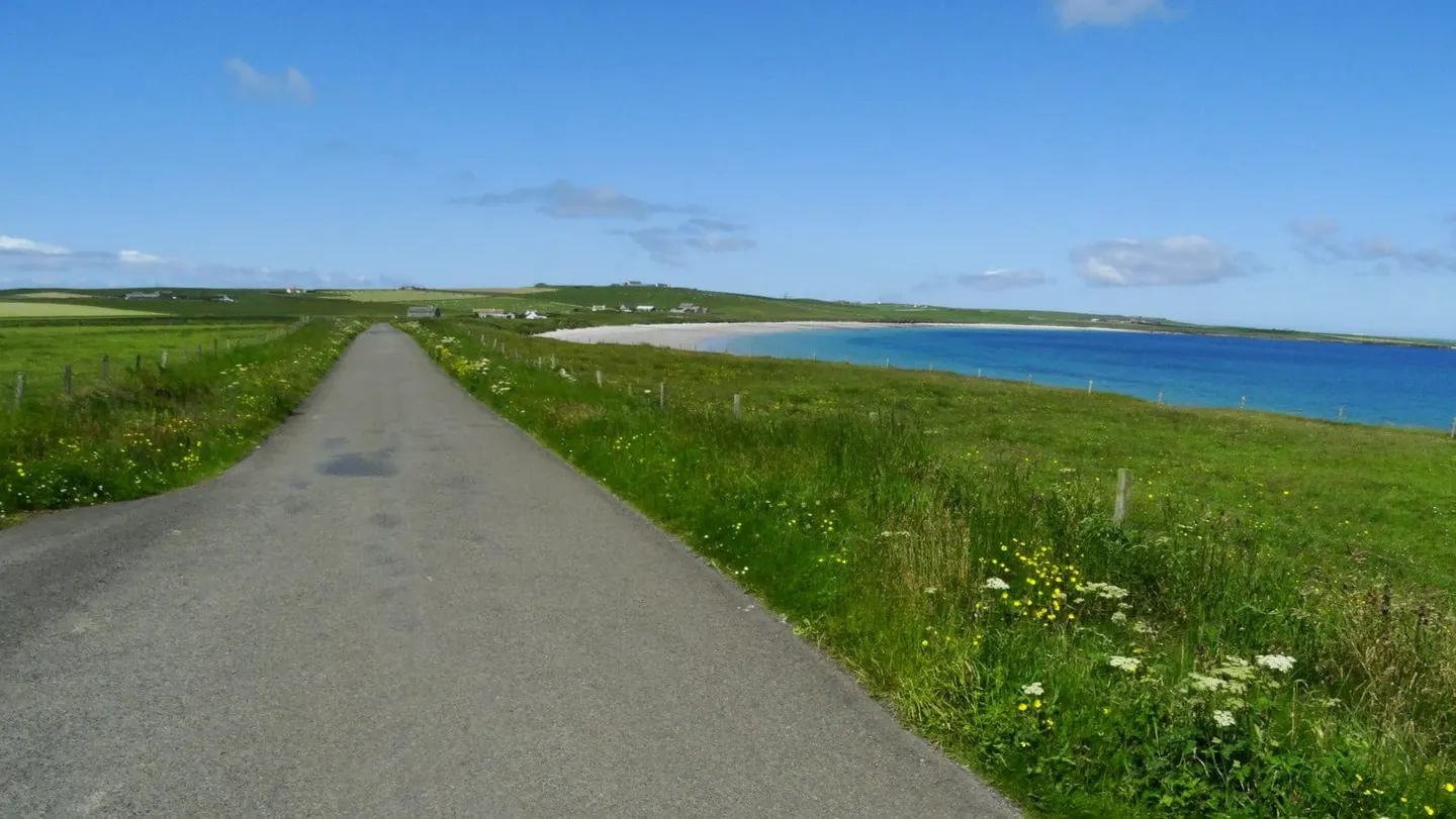 Photo of Stronsay, an island in the Orkney Islands, the Scottish Highlands and Islands.