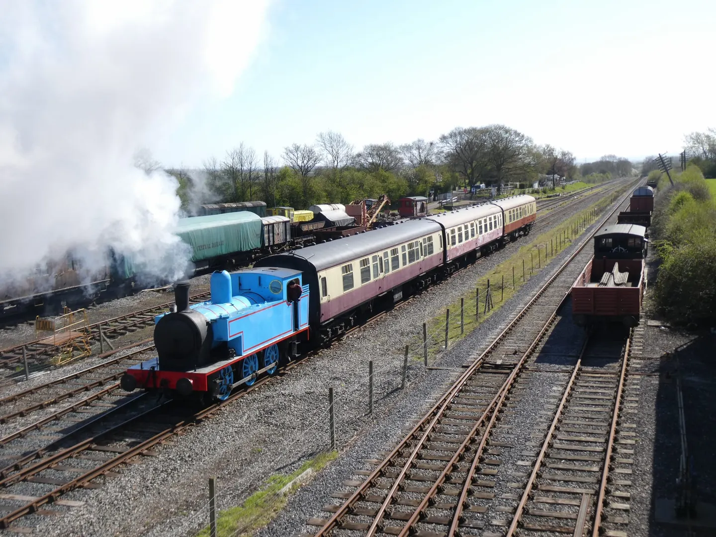 Photo of Buckinghamshire Railway Centre, a visitor attraction near Quainton, Buckinghamshire, south east England.