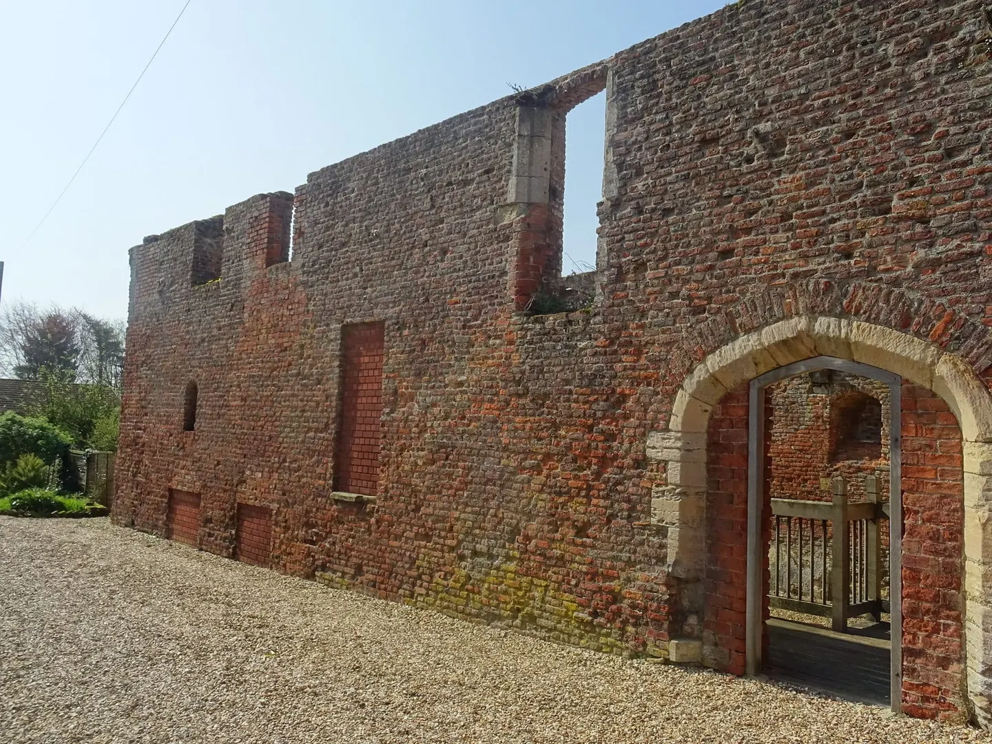 Photo of Tattershall College, a landmark near Coningsby, Lincolnshire, central England.